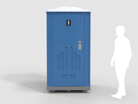 Single Portable Toilet 3D Model