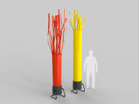 Skydancer Luchtdanser 3D Model