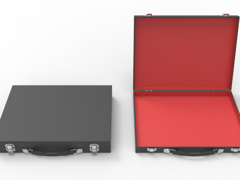 Slim Briefcase Model 3D