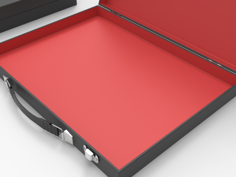 Slim Briefcase Model 3D