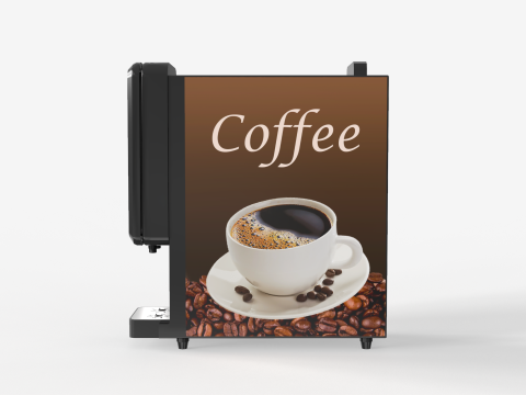 Slim Coffee Machine 3D Modell