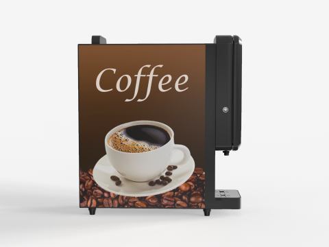 Slim Coffee Machine 3D Modell