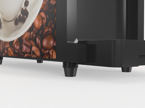 Slim Coffee Machine 3D Modell