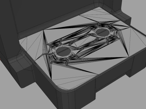 Slim Coffee Machine 3D Model