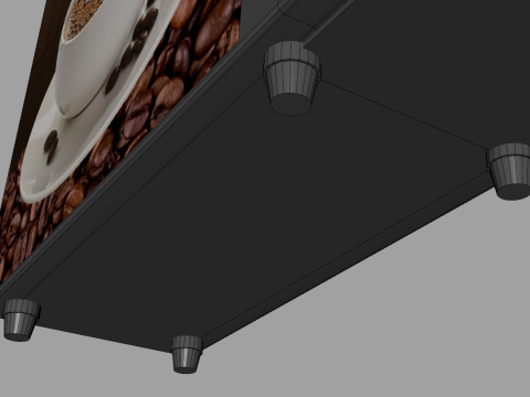 Slim Coffee Machine 3D Modell