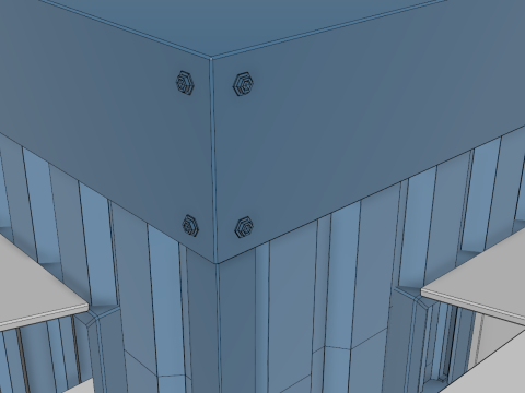 Small Container Kiosk 3D 模型
