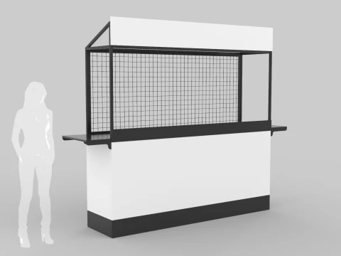 Small Kiosk 3D Model
