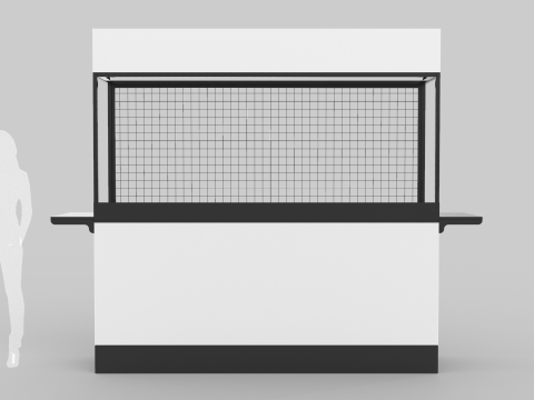 Small Kiosk 3D Model