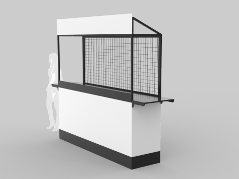 Small Kiosk 3D Model