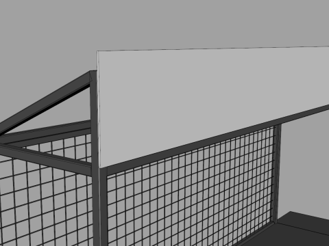 Small Kiosk 3D Model