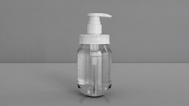 Soap Dispenser Bottle 3D Модель .c4d .max .obj .3ds .fbx .stl .blend