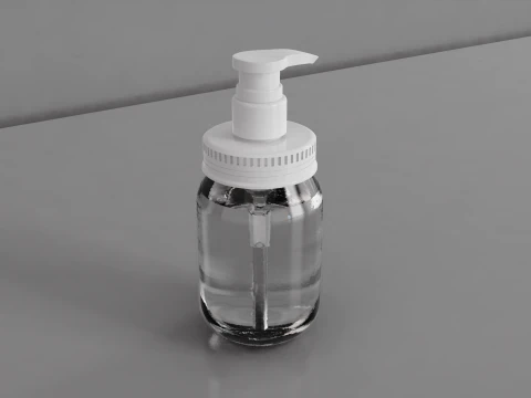 Soap Dispenser Bottle 3D Model