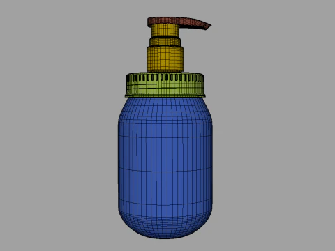 Soap Dispenser Bottle 3D Model