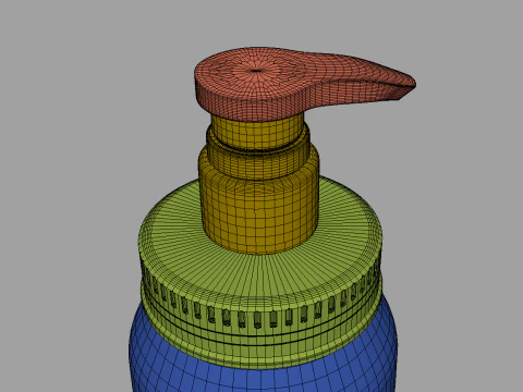 Soap Dispenser Bottle 3D Model