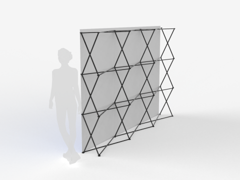 Spider Wall Banner Modelo 3D