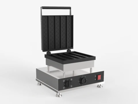 स्क्वायर वफ़ल निर्माता 3D मॉडल