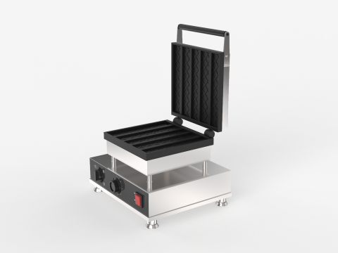 Square Waffle Maker Modello 3D