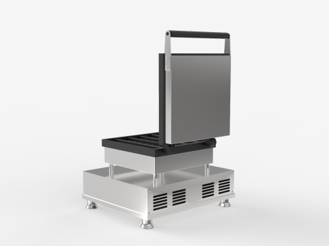 Square Waffle Maker Modello 3D