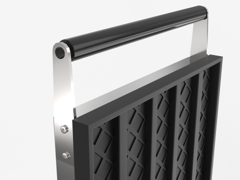 Square Waffle Maker Modello 3D