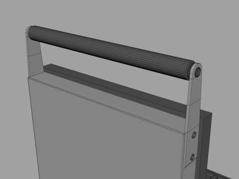 Square Waffle Maker Modello 3D
