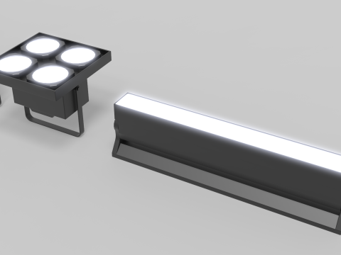 Stage Lights Model 3D