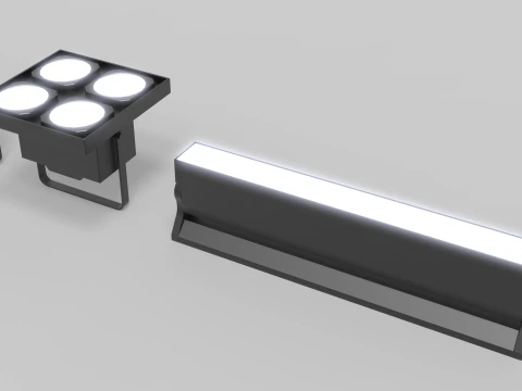 Stage Lights 3D Model