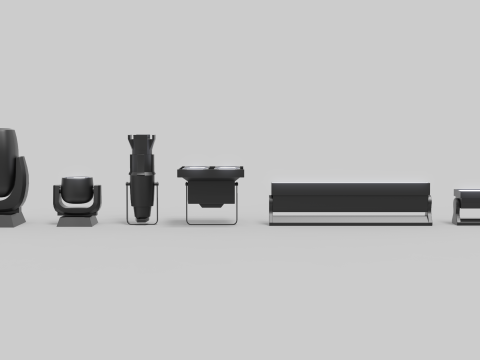 Stage Lights Model 3D