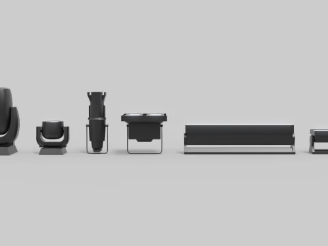 Stage Lights 3D Model