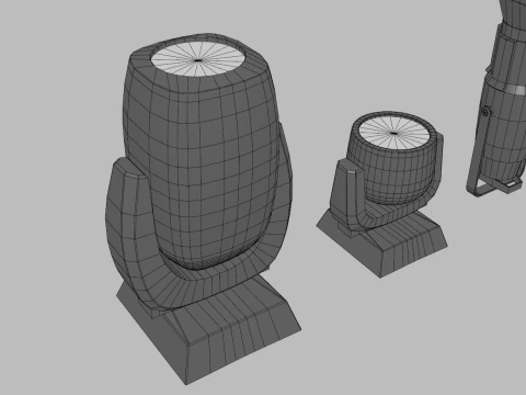 Stage Lights 3D Model