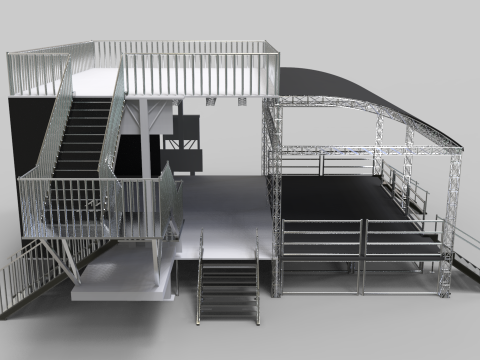 Stage Line PROMOBILE - With front extension 3Dモデル