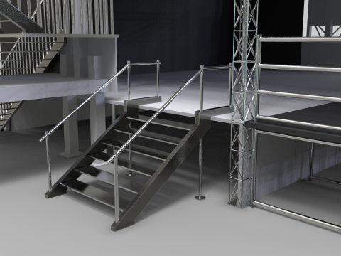 Stage Line PROMOBILE - With front extension 3Dモデル