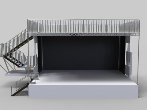 Stage Line PROMOBILE - With front extension 3Dモデル