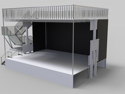 Stage Line PROMOBILE - With front extension 3Dモデル