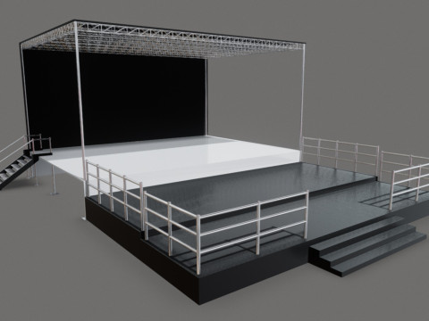 Stage Line SR12 - Concert Scene Model 3D