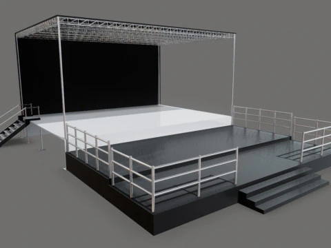 Stage Line SR12 - Scène de concert Modèle 3D