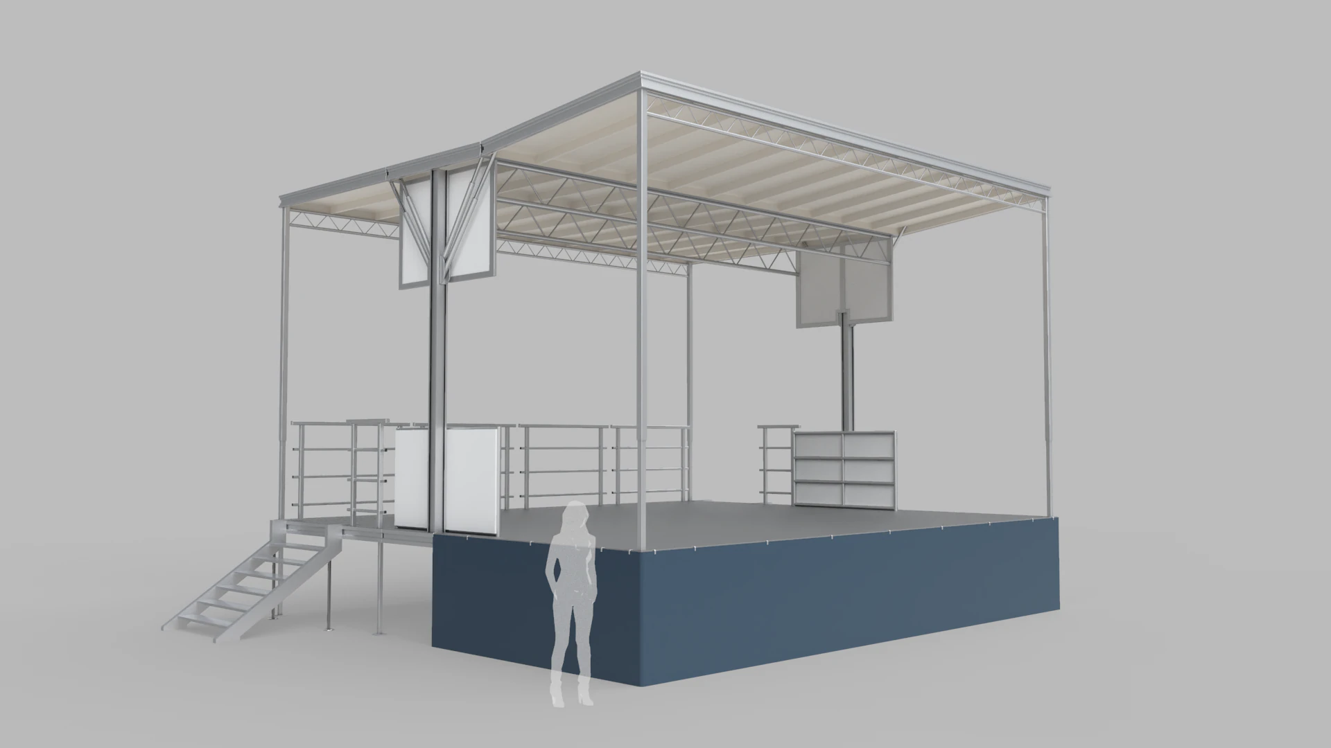 Stageline SL100 3D Model .c4d .max .obj .3ds .fbx .stl .blend 