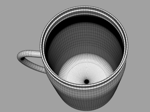 Stainless Steel 24oz Vacuum Mason Jar 3D Model