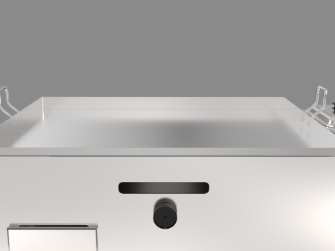Stainless Steel Cooking Cart 3D Model