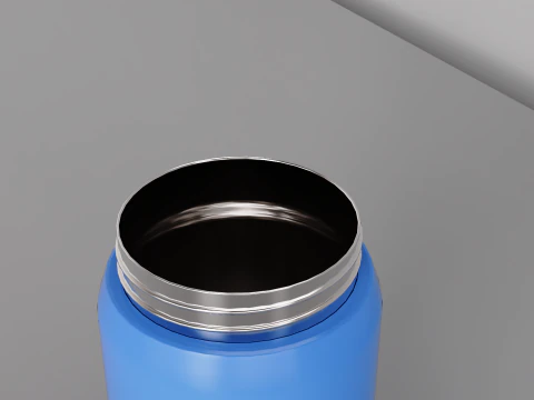 Stainless Steel Sport Bottle 2 3D Model