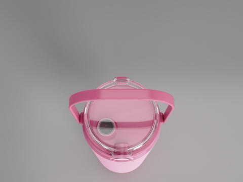 Stainless Steel Sport Bottle 3 3D Model