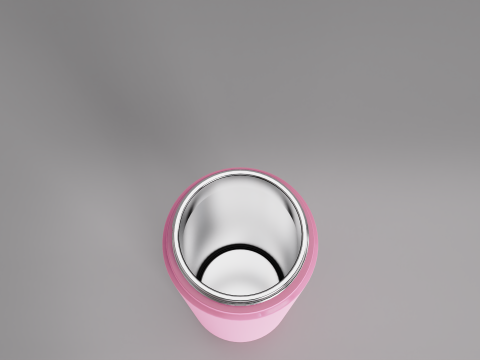 Stainless Steel Sport Bottle 3 3D Model