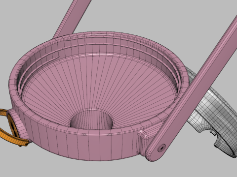 Stainless Steel Sport Bottle 3 3D Model