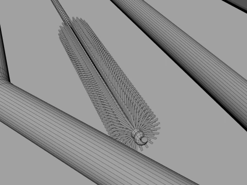 Stainless Steel Straws Kit 3D Model