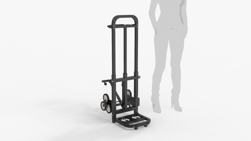 Stairs Climbing Cart 3Dモデル .c4d .max .obj .3ds .fbx .stl .blend 