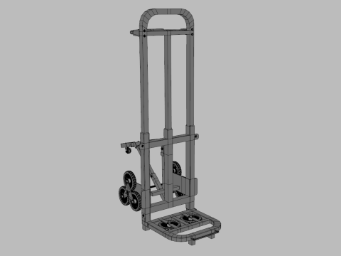 Stairs Climbing Cart 3Dモデル