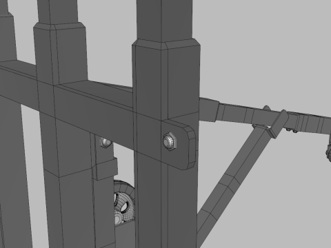 Stairs Climbing Cart 3Dモデル