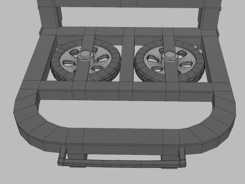 Stairs Climbing Cart 3Dモデル