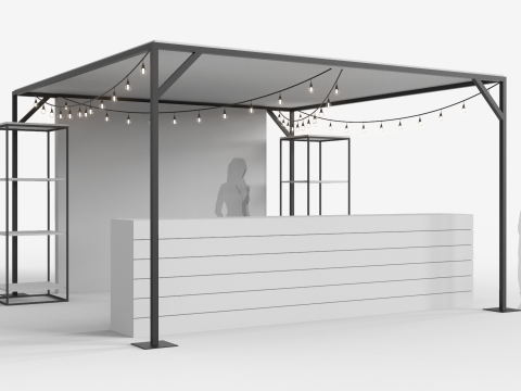 Stand Bar 1 Modèle 3D