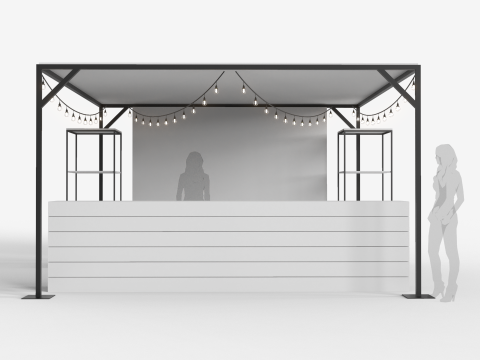 Stand Bar 1 Modèle 3D