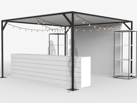 Stand Bar 1 Modèle 3D